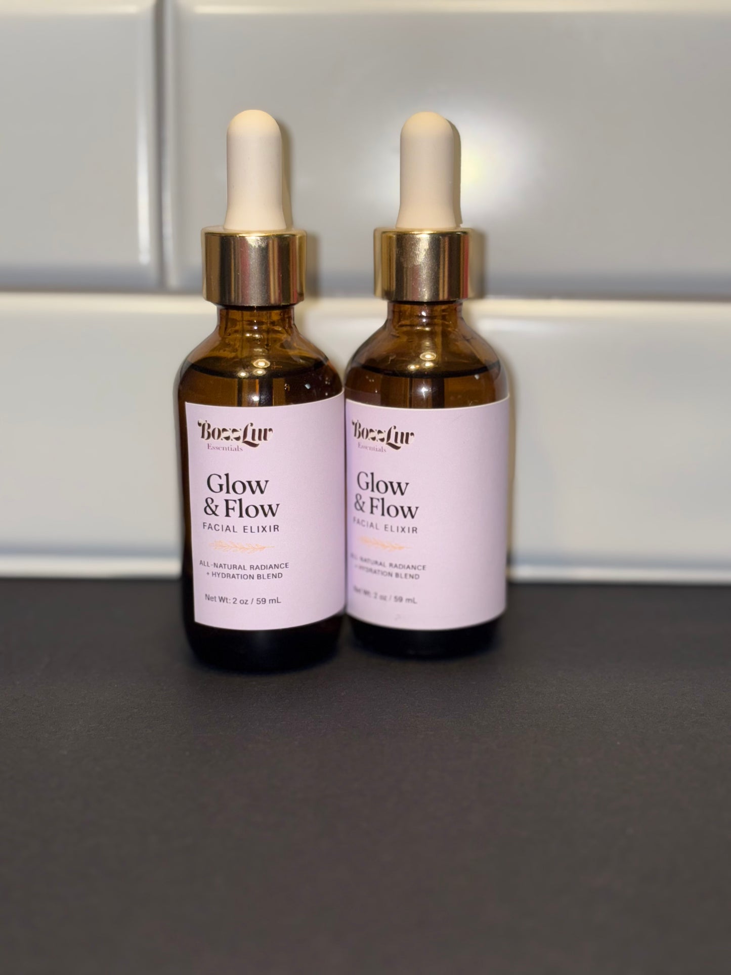 Glow & Flow Facial Elixir – Hydrating Botanical Face Oil for Radiant, Clear Skin | 2oz