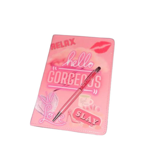 Hello Gorgeous-Pink Journal Notebook