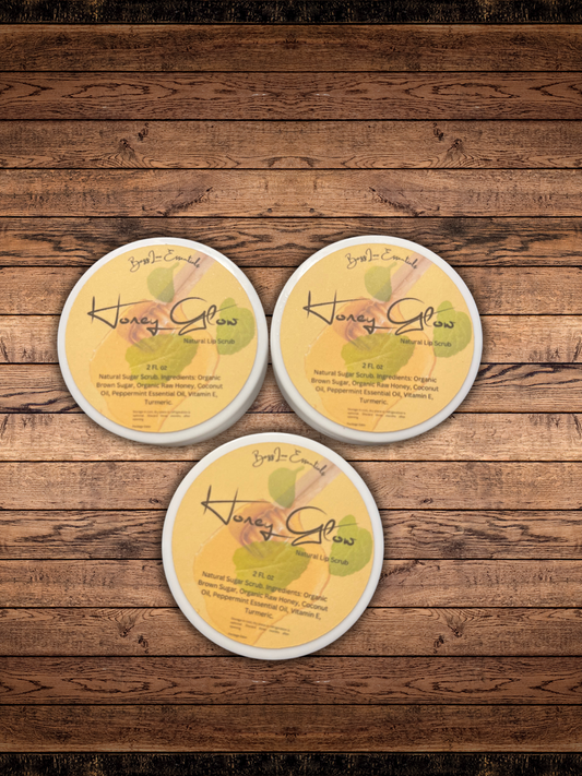 Honey Glow All-Natural Edible Lip Scrub