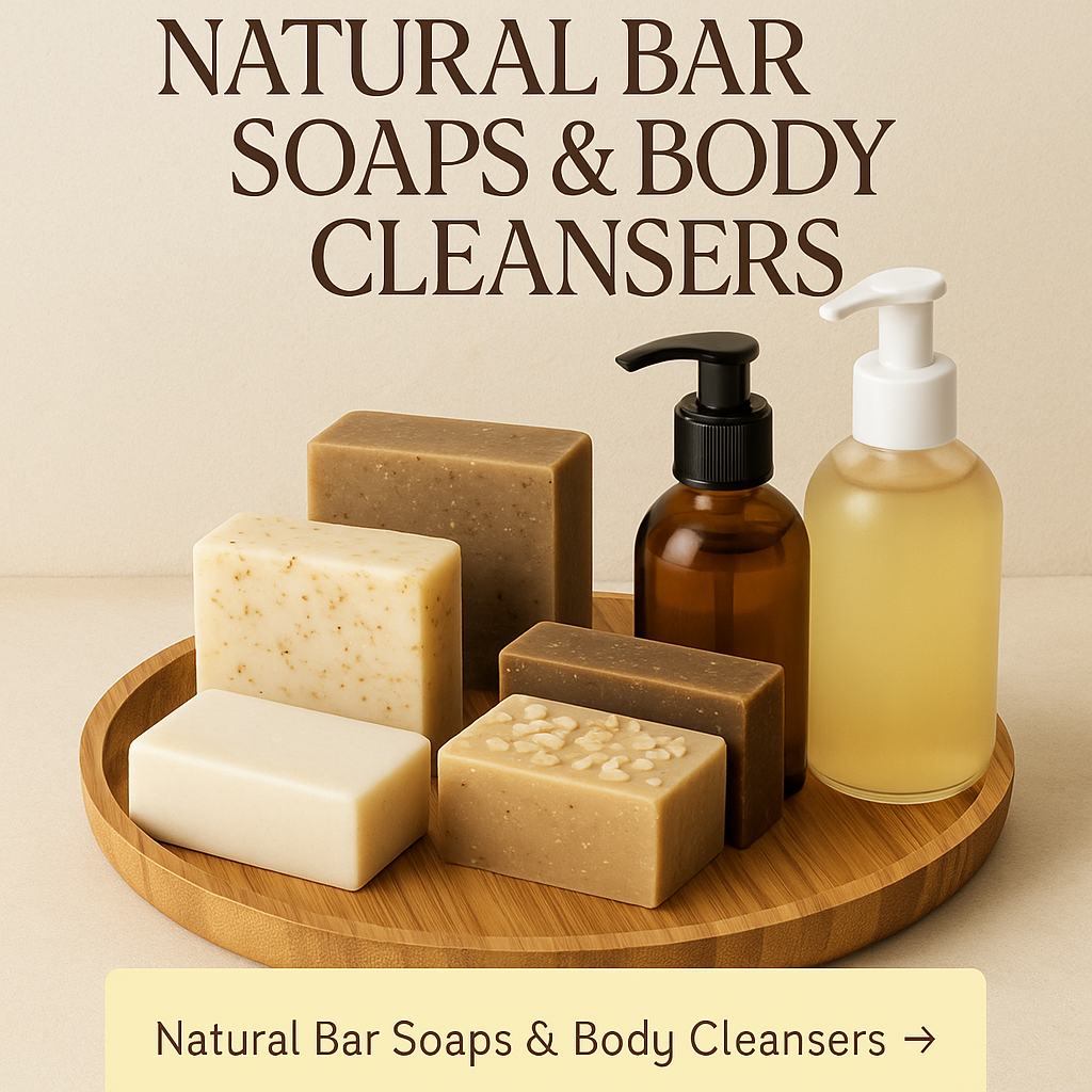 Natural Bar Soaps & Cleansers