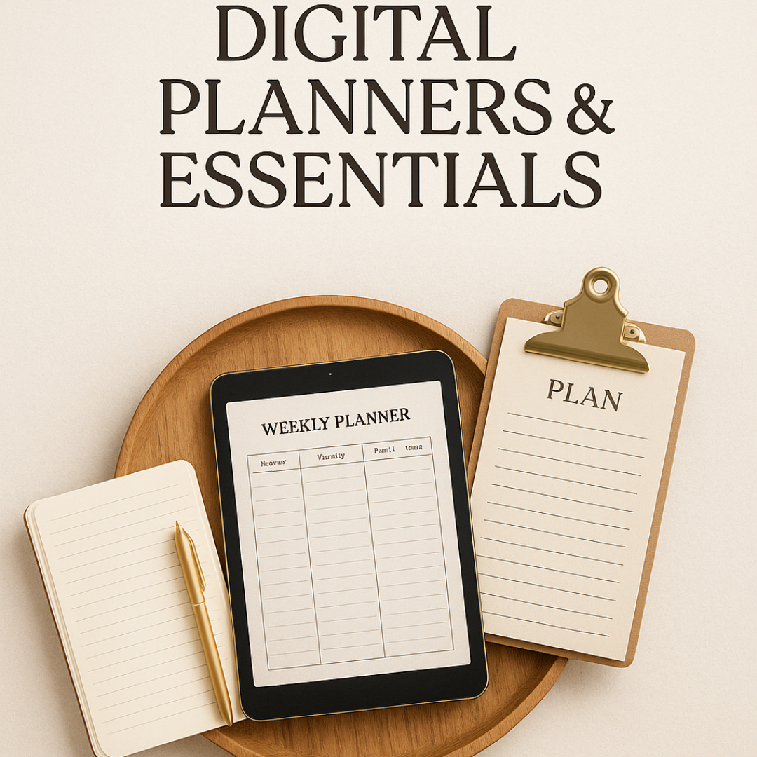 Digital planners & Essentials