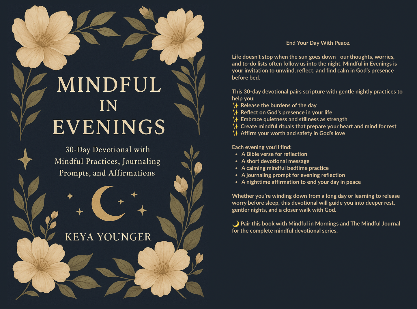 (E-Book) Mindful in Evenings | A 30-Day Devotional for Rest, Reflection & Peace Before Bed