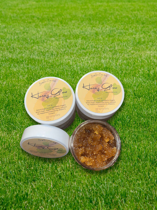 Honey Glow All-Natural Edible Lip Scrub