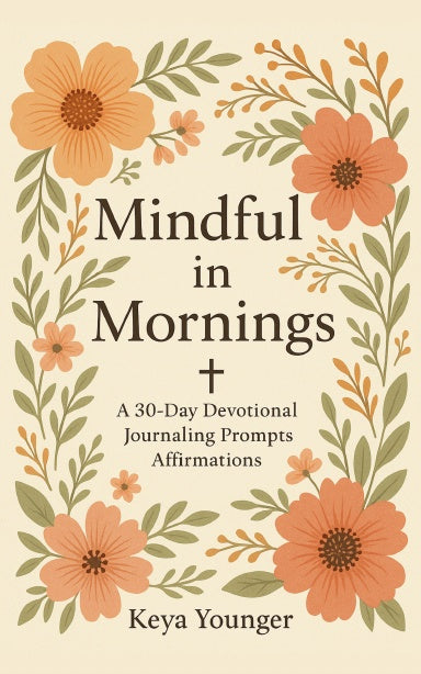 Mindful in Mornings 30-day Christian devotional eBook cover.