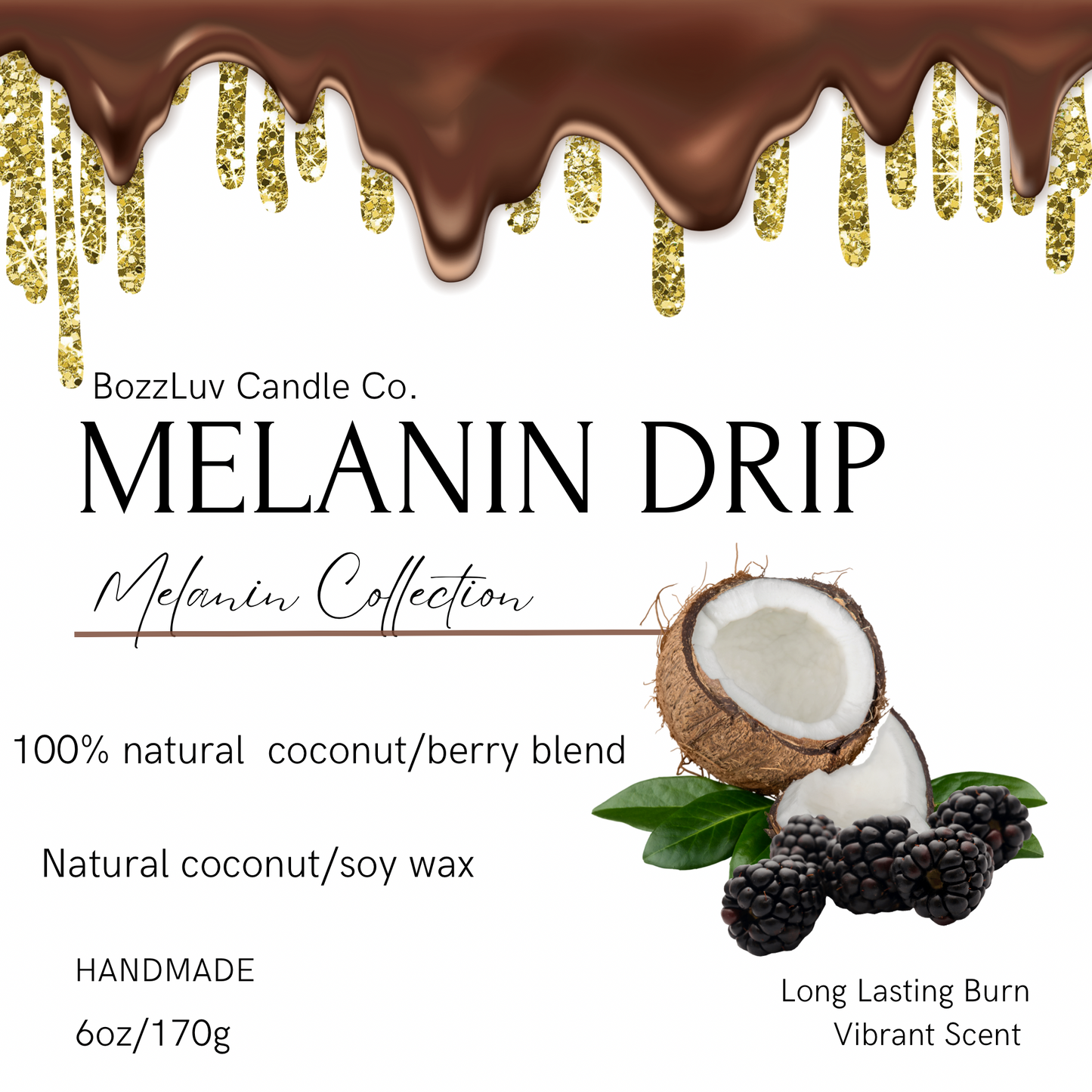 Melanin Drip Scented Candle