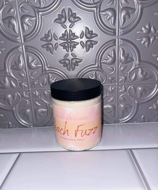 Peach Fuzz 6 oz whipped body butter product image.