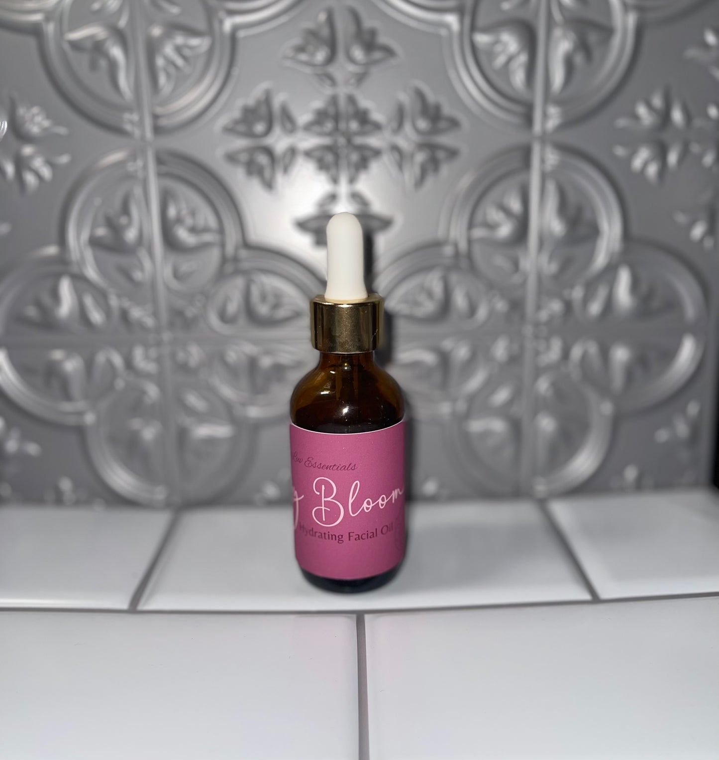 BozzLuv Peony Hydrating Facial Oil skincare product image.