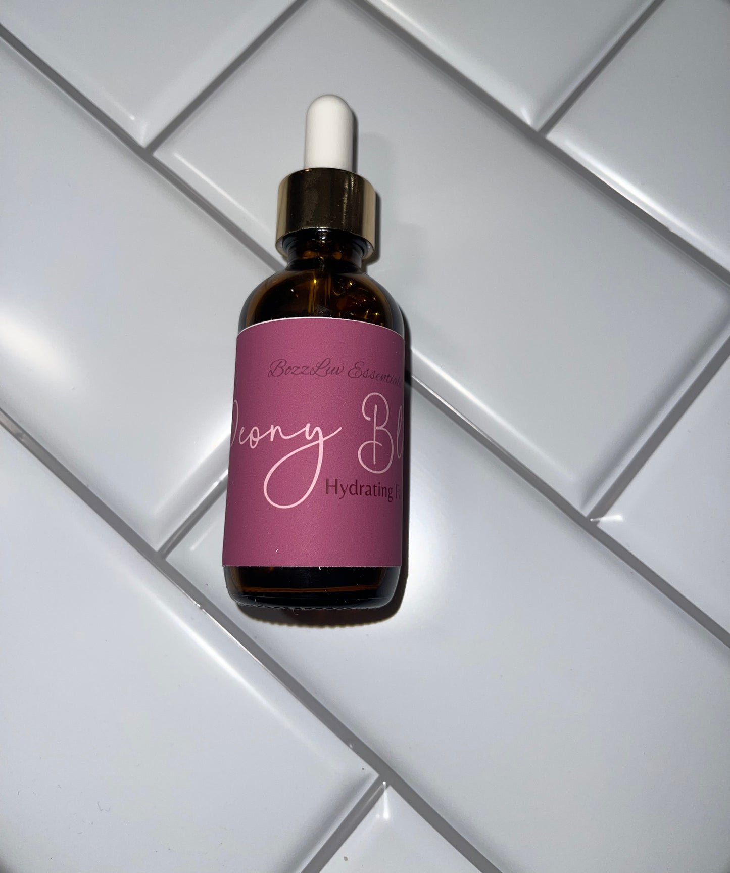 Peony Hydrating Facial Oil 2 oz product photo.
