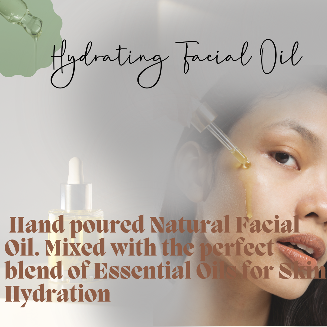 Peony Hydrating Facial Oil by BozzLuv Skin Care.