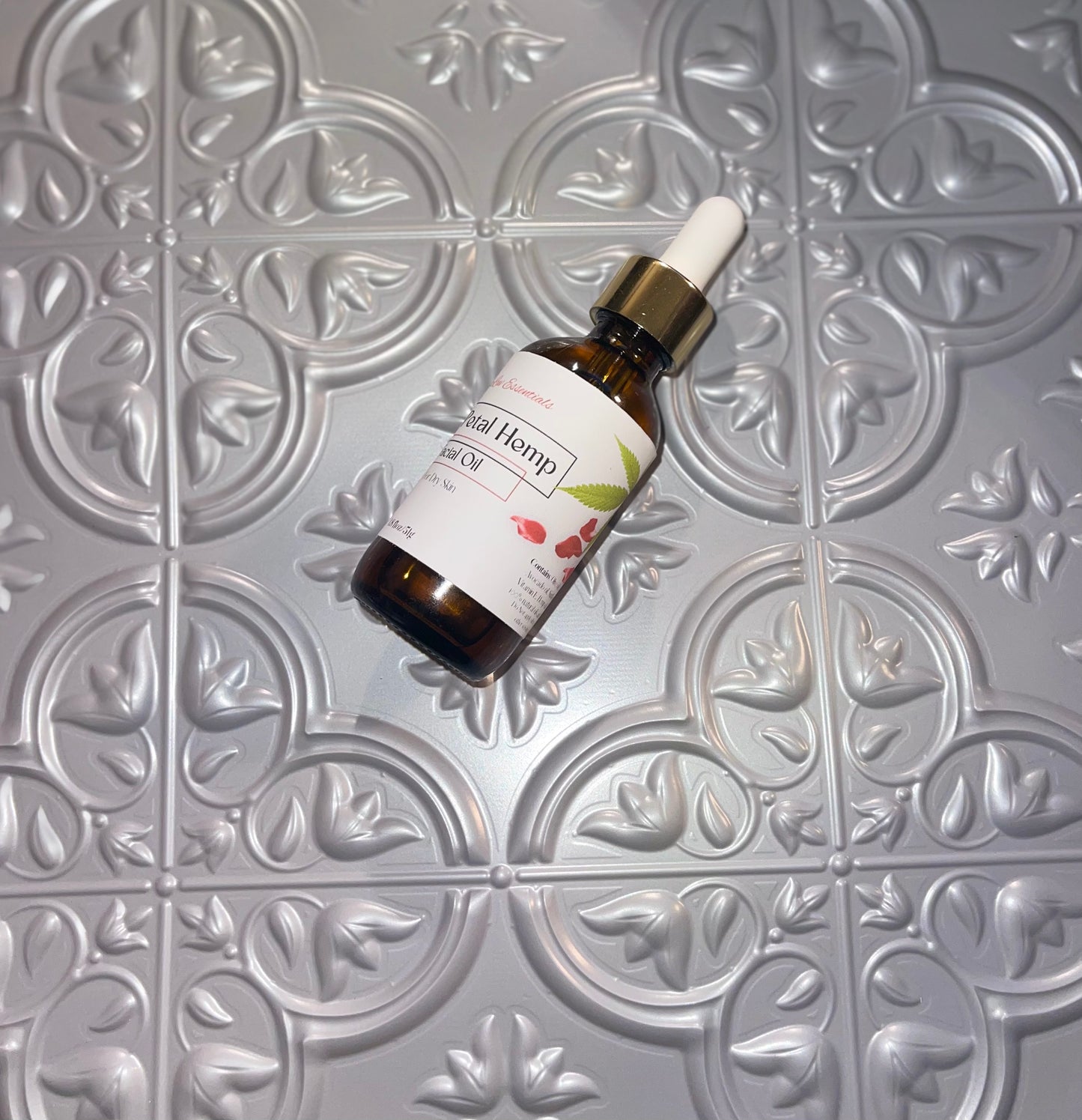 BozzLuv Rose Petal Hemp Facial Oil for dry skin.